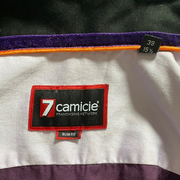 7Camicie Men's Shirt - Size 15.5 - Picture 5 of 9